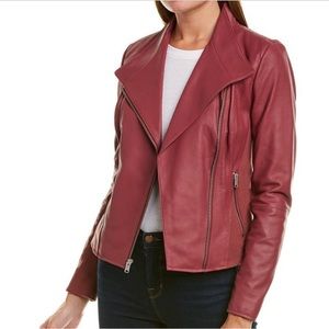 Marc New York Felix Asymmetrical Leather Jacket